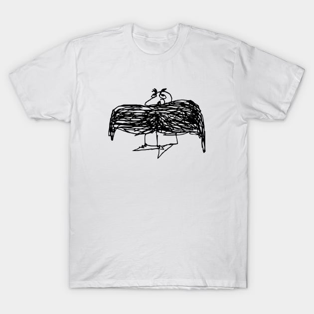 mustache man T-Shirt by xam